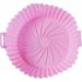 Forma de Silicone Air Fryer 20cm Rosa