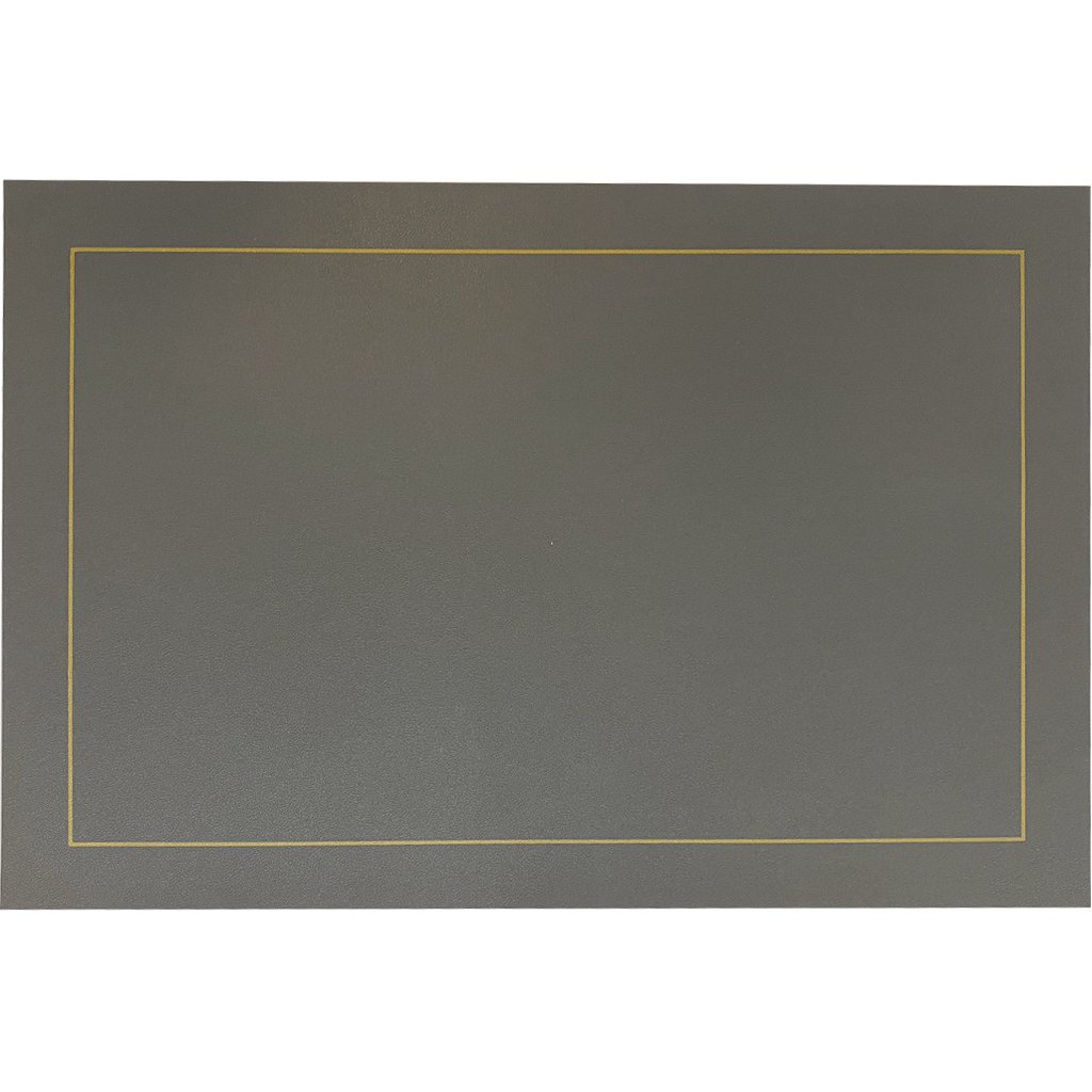 Jogo 2 Americano Classic PU 45x30cm Chumbo