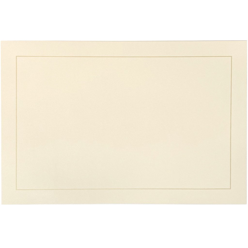 Jogo 2 Americano Classic PU 45x30cm Palha