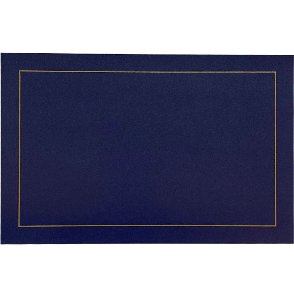Jogo 8 Americano Classic PU 45x30cm Navy