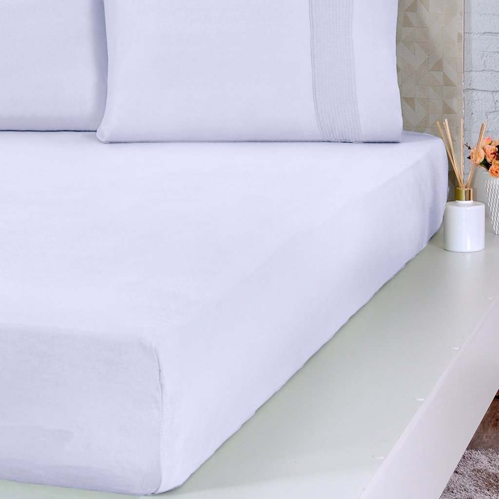 Jogo de Cama Casal Malha 100% Algodão Bella Cama