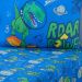 Jogo de Cama Kids Solteiro 2 Pçs Microfibra 88x188x30cm Dino