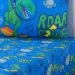 Jogo de Cama Kids Solteiro 2 Pçs Microfibra 88x188x30cm Dino