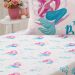 Jogo de Cama Kids Solteiro 2 Pçs Microfibra 88x188x30cm Sereia