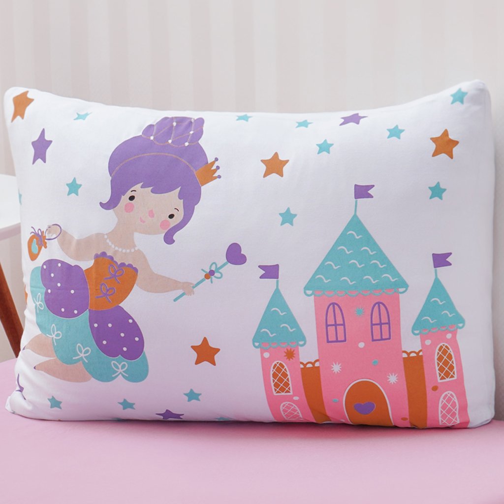 Jogo de Cama Kids Solteiro Infantil Malha 88x188x25cm Fada
