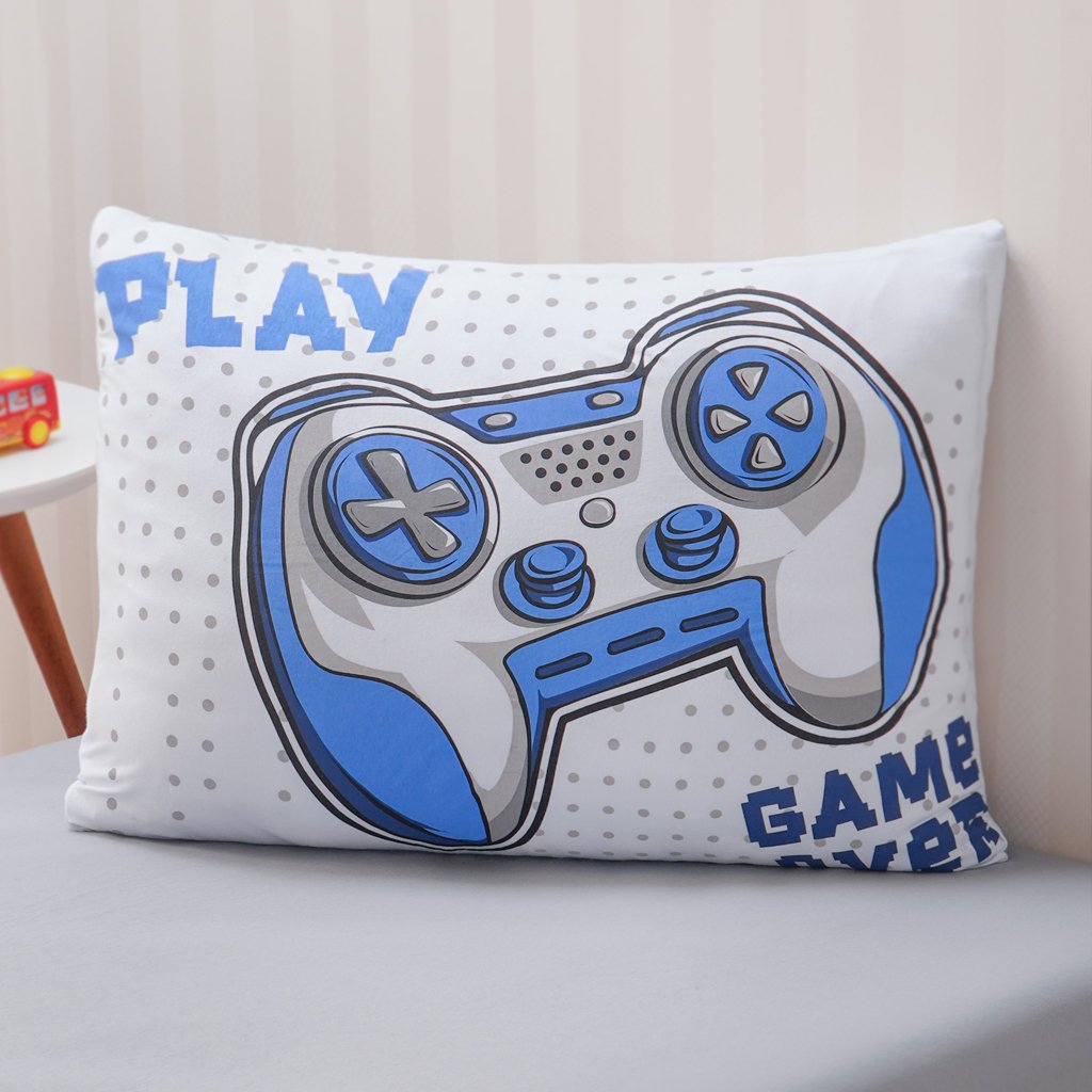 Jogo de Cama Kids Solteiro Infantil Malha 88x188x25cm Play Game