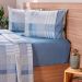 Jogo de Cama King Cotton Touch 4 Peças 193x203x40cm Braga