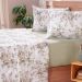 Jogo de Cama King Cotton Touch 4 Peças 193x203x40cm Elis