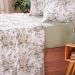 Jogo de Cama King Cotton Touch 4 Peças 193x203x40cm Elis