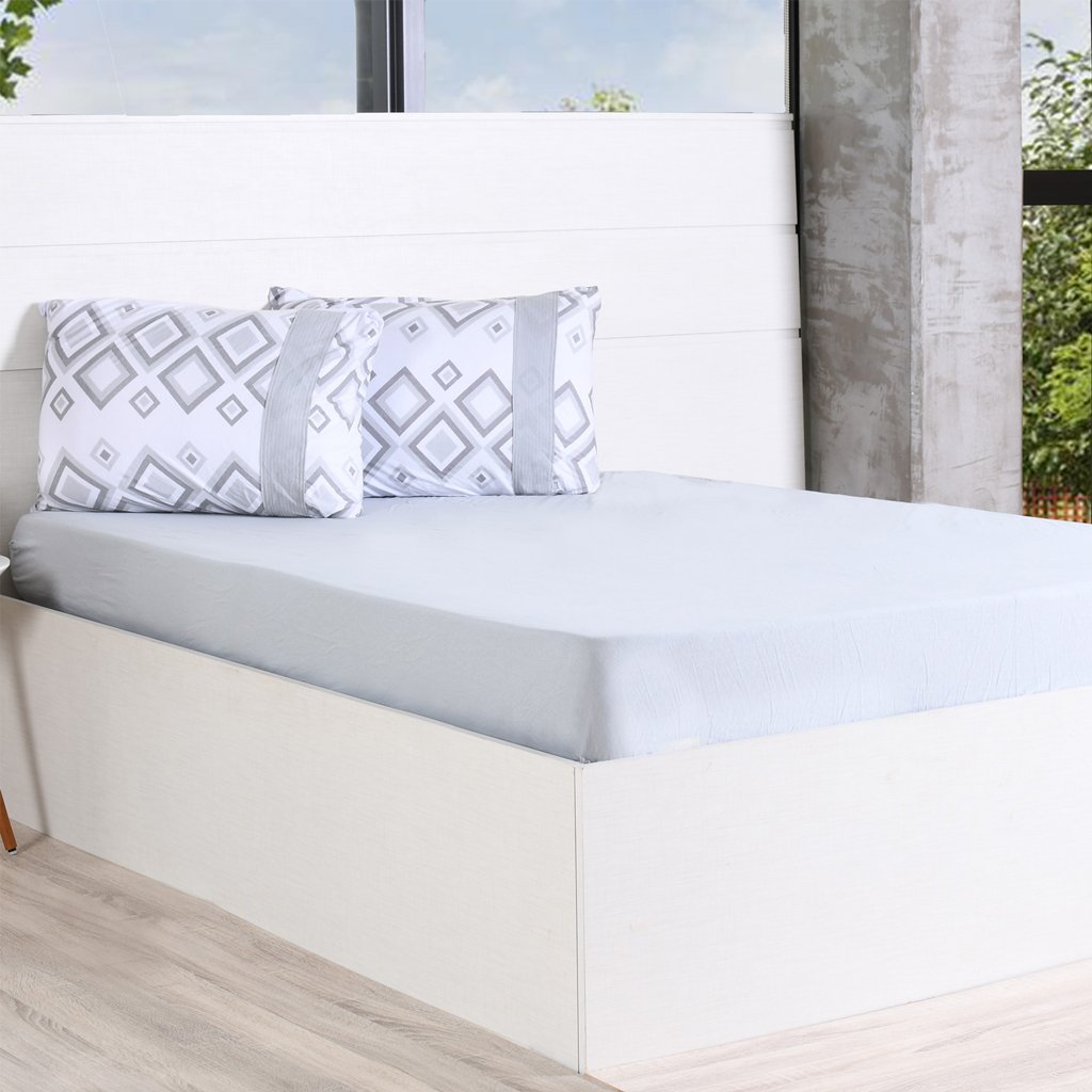 Jogo de Cama King Malha 100% Algodão Bella Cama