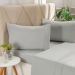 Jogo de Cama King Serenitá 4 Pçs Bordado Festonê 193x203x40cm Lunare