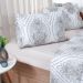 Jogo de Cama Queen 4 Pçs 150 Fios Super Macio 100% Algodão Paisley