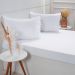 Jogo de Cama Queen Broderie 3 Pçs Bordado Inglês 158x198x35cm Branco
