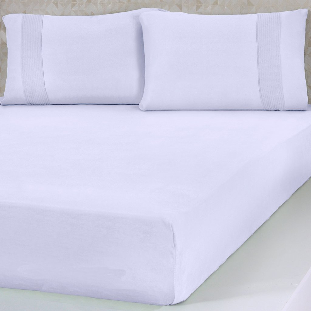 Jogo de Cama Queen Malha 100% Algodão Bella Cama