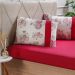 Jogo de Cama Queen Malha 3 Pçs Bella Cama New 158x198cm Vermelho