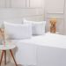 Jogo de Cama Queen Serenitá 4 Pçs Bordado Festonê 158x198x35cm White