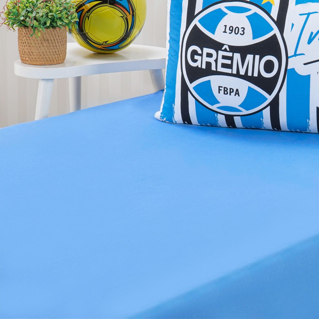 Jogo de Cama Solteiro 2 Pçs Clubes de Futebol Grêmio