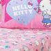 Jogo de Cama Solteiro 2 Pçs Hello Kitty 88x188x30 Flawless