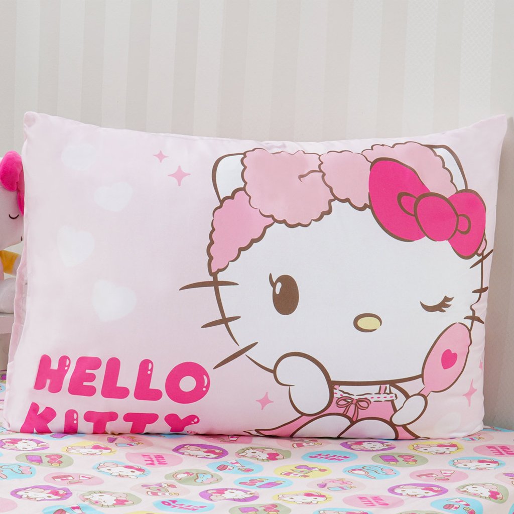 Jogo de Cama Solteiro 2 Pçs Hello Kitty 88x188x30 Skin Care