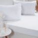 Jogo de Cama Solteiro Broderie 2 Pçs Bordado Inglês 88x188x30cm Branco