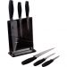 Jogo de Facas 3 Pçs com Suporte Cabo em Silicone Gourmet