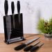 Jogo de Facas 3 Pçs com Suporte Cabo em Silicone Gourmet