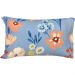 Jogo de Fronha Microfibra Estampada 47x70cm Azul