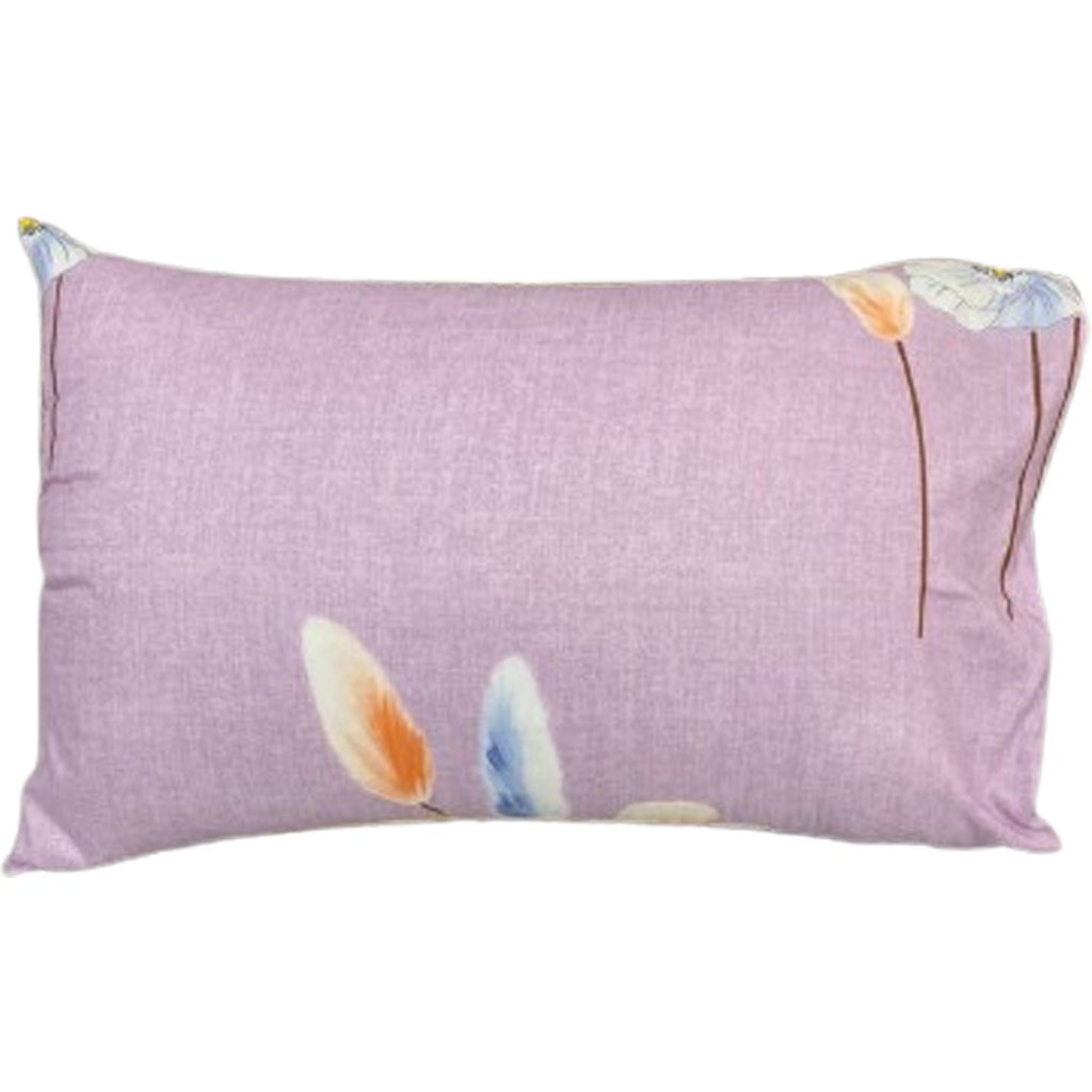 Jogo de Fronha Microfibra Estampada 47x70cm Lavanda
