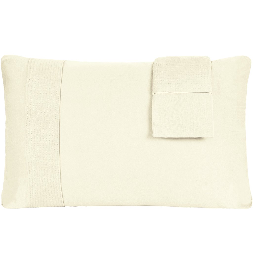 Jogo de Fronhas Bella Cama Malha 100% Algodão 50x70cm Duna