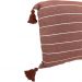 Kit 2 Almofada Pompom Decorativa 45x45cm Telha