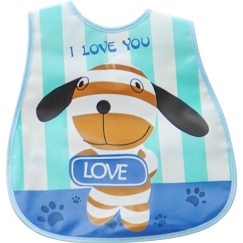 Kit 2 Babador Encanto para Bebê 45x28cm Dino/Cachorrinho