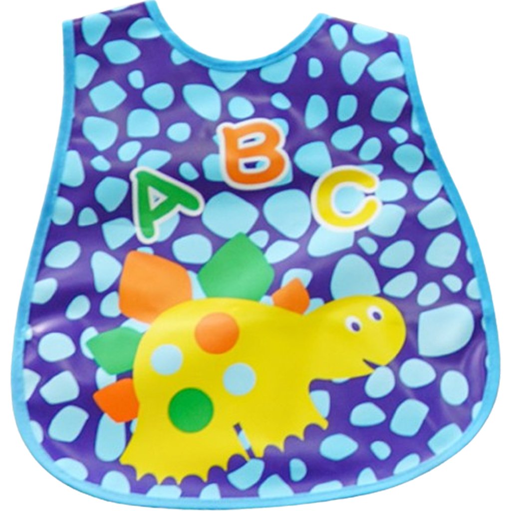 Kit 2 Babador Encanto para Bebê 45x28cm Dino/Urso