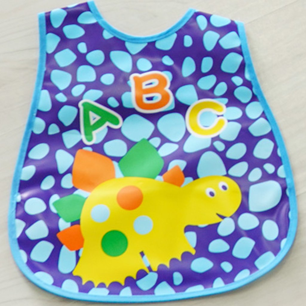 Kit 2 Babador Encanto para Bebê 45x28cm Dino/Urso