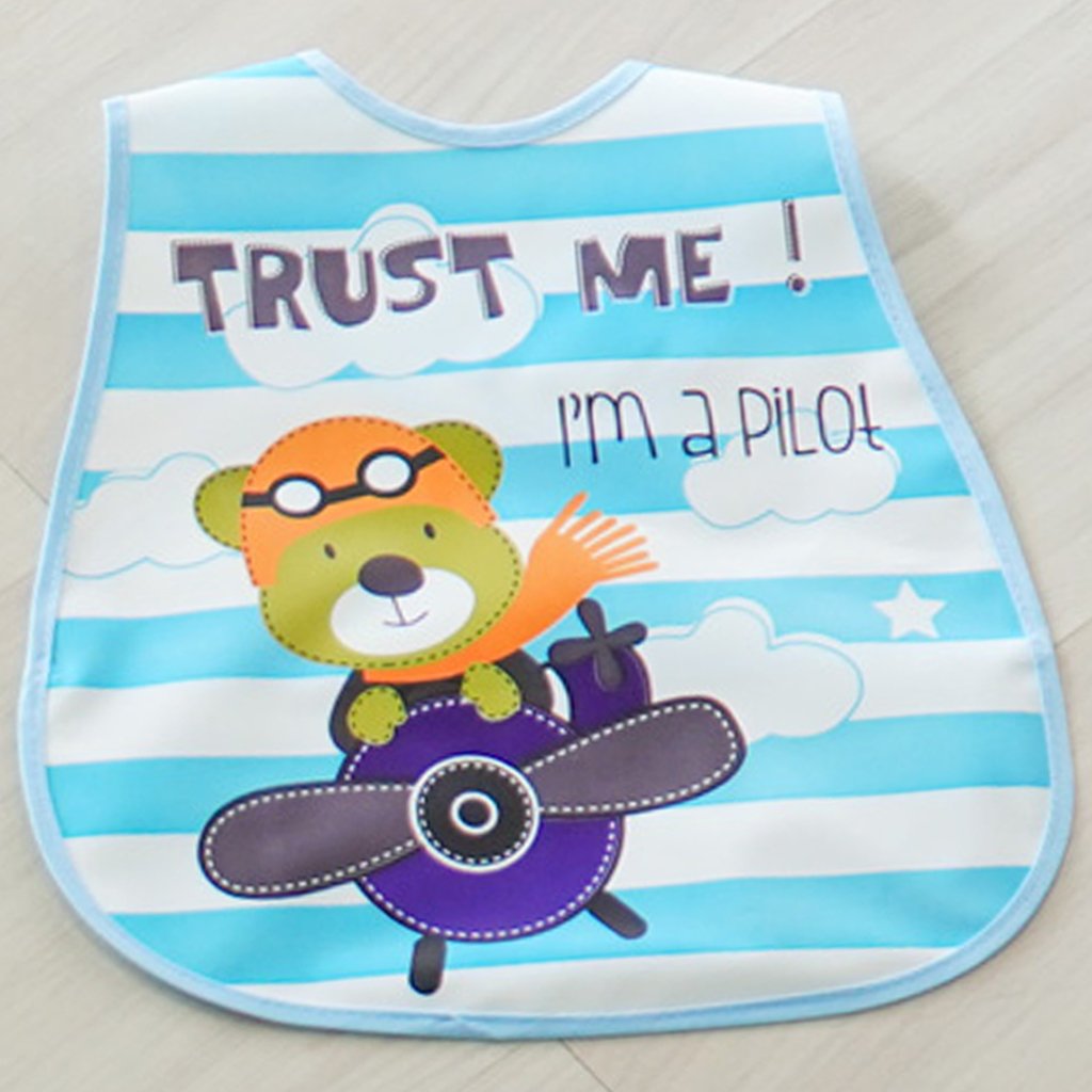 Kit 2 Babador Encanto para Bebê 45x28cm Dino/Urso