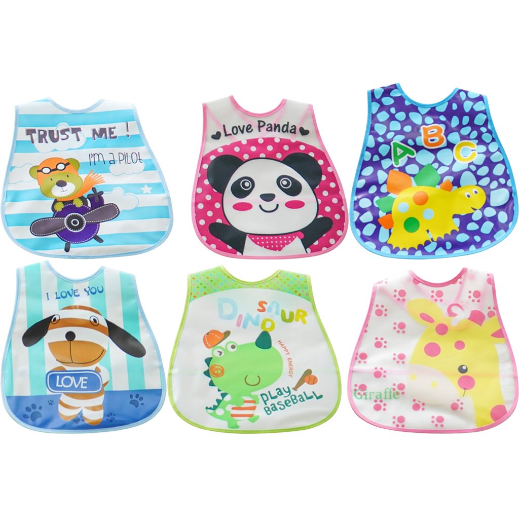 Kit 2 Babador Encanto para Bebê 45x28cm Dino/Urso