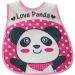 Kit 2 Babador Encanto para Bebê 45x28cm Panda/Girafinha