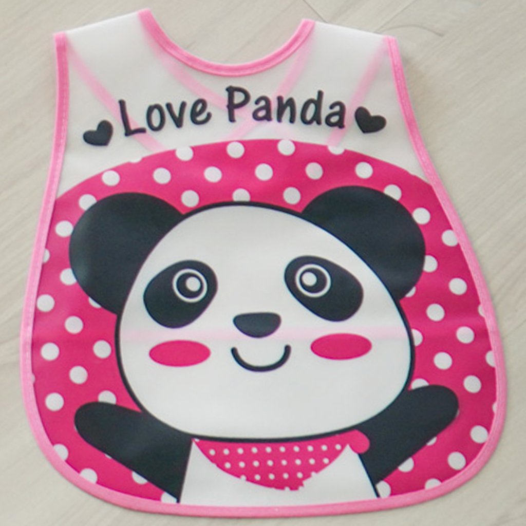 Kit 2 Babador Encanto para Bebê 45x28cm Panda/Girafinha