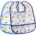 Kit 2 Babador Impermeável com Bolso Cata Migalha Azul