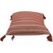 Kit 2 Capa de Almofada Pompom Decorativa 45x45cm Telha