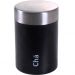 Kit 2 Potes Decorativos Aço Inox 650ml
