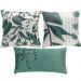 Kit 3 Almofada Sensação com Enchimento Verde