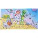 Kit 3 Toalha Lancheira Escolar Infantil kids 27x47cm Meninos