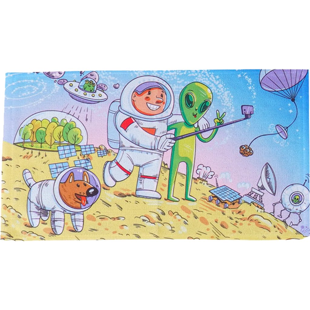 Kit 3 Toalha Lancheira Escolar Infantil kids 27x47cm Meninos