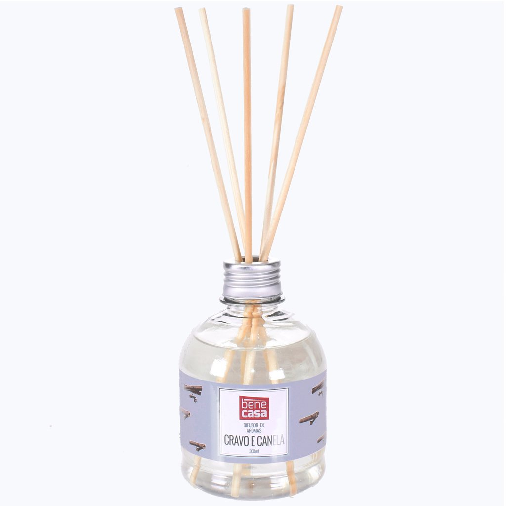 Kit 4 Difusor Aromatizante de Ambientes com Varetas Encanto 300ml