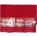 Kit 4 Toalha Lavabo Natalina Jacquard 30x45cm Vermelho