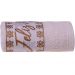 Kit 4 Toalha de Rosto Feliz Natal Bordada Jacquard 45x68cm Pérola/Vermelho
