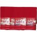 Kit 6 Toalha Lavabo Natalina Jacquard 30x45cm Vermelho