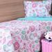 Kit Cobre Leito Kids Solteiro Malha 100% Algodão 160x220cm Kawaii