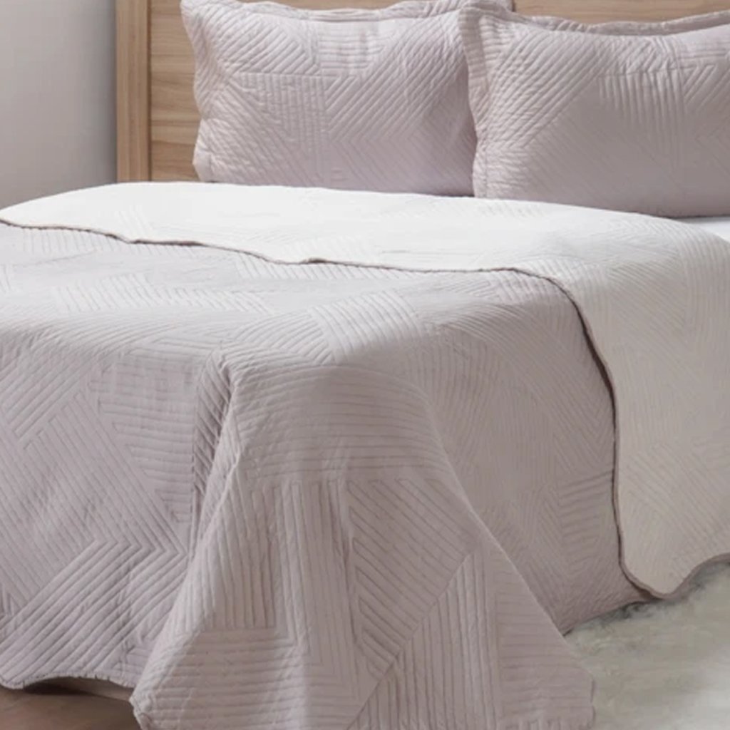Kit Cobre Leito King Ultra Lisse Lisa New 250x270cm Malva