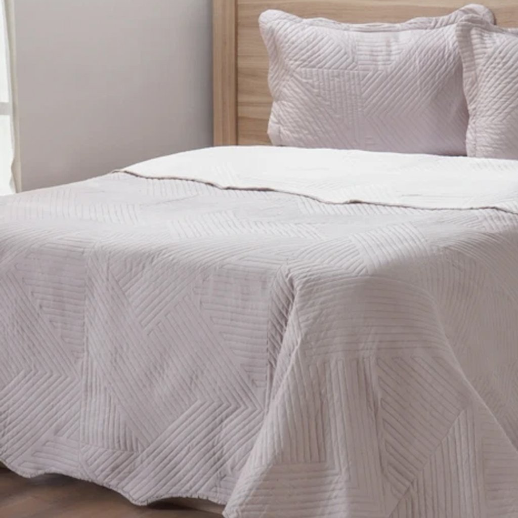Kit Cobre Leito King Ultra Lisse Lisa New 250x270cm Malva